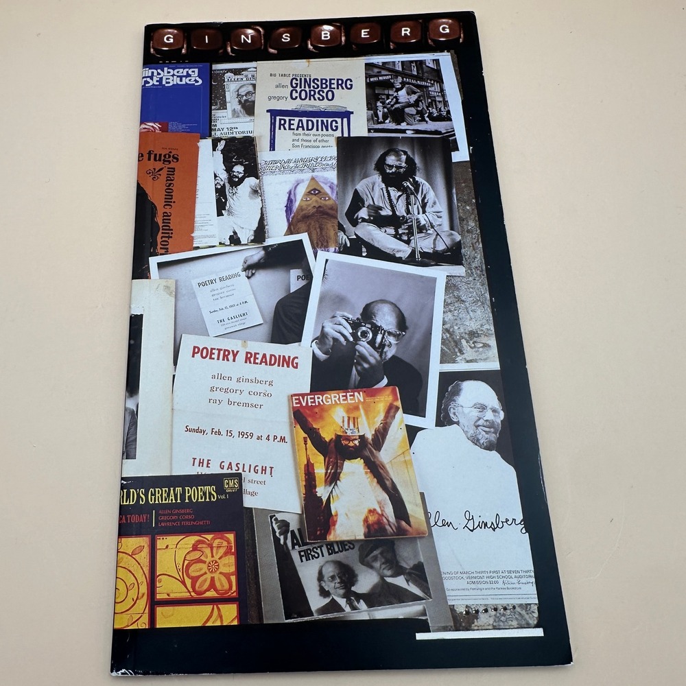 Allen Ginsberg Holy Soul Jelly Roll Poems & Songs 1949-1993 BOOKLET ONLY, NO CDs